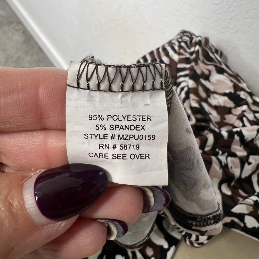 Notation Cammo Design Blouse, Size Large. - image 7